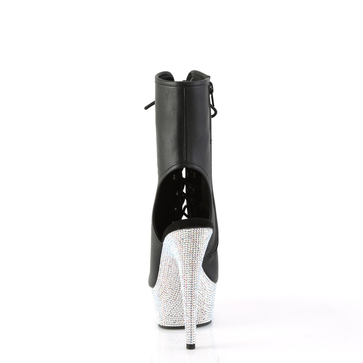 Pleaser Stiefeletten BEJEWELED-1016-6 BLK Kunstleder/SLV ab Rs