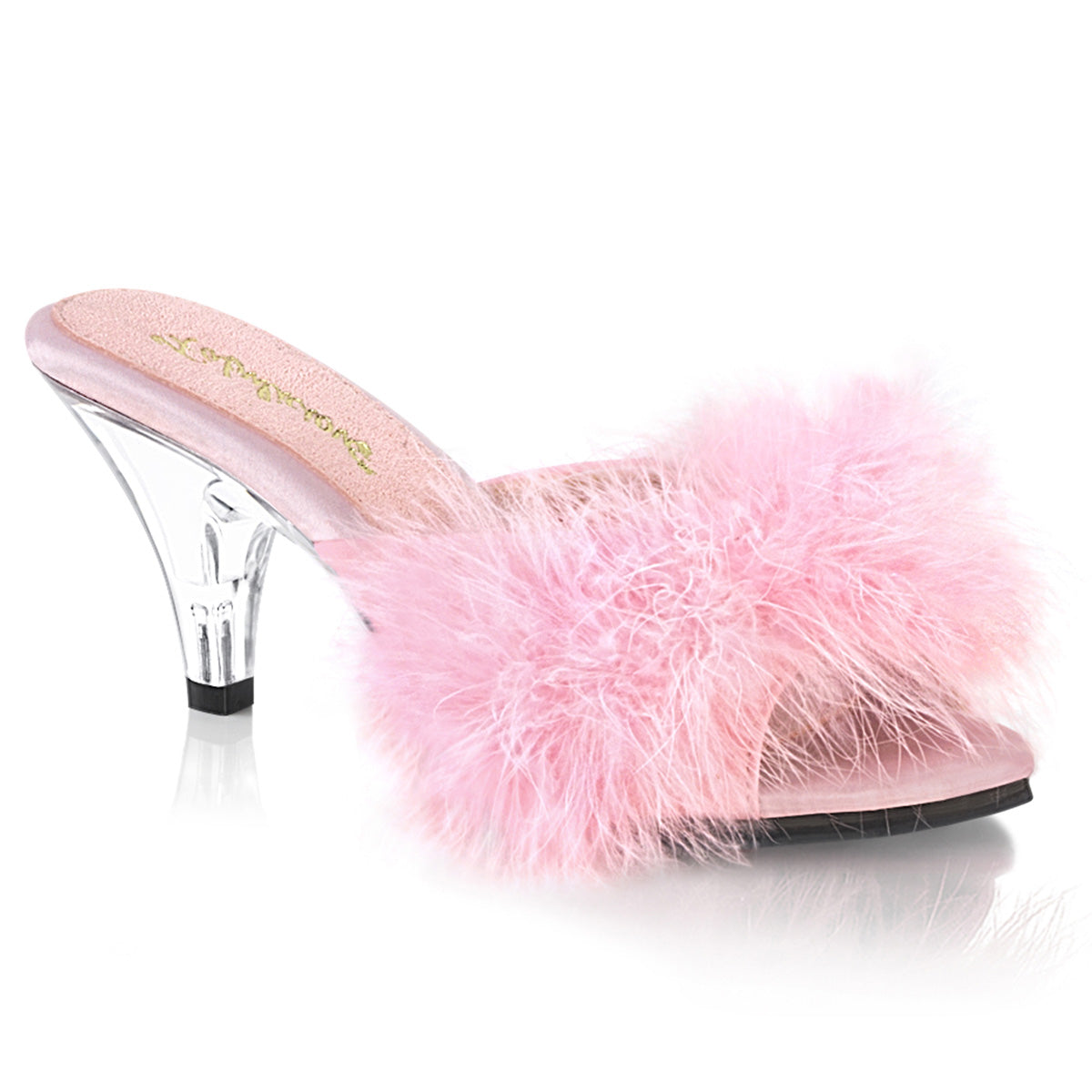 Fabulicious Damen Sandalen BELLE-301f B. Rosa PU-FUR / CLR