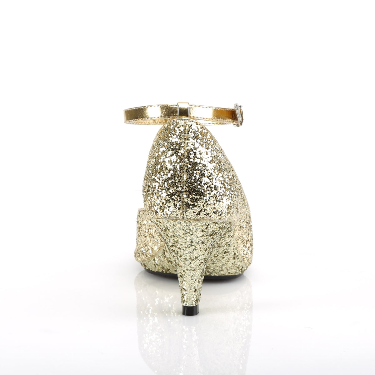 Fabulicious Womens Sandals BELLE-381G Gold Glitter/Gold Glitter