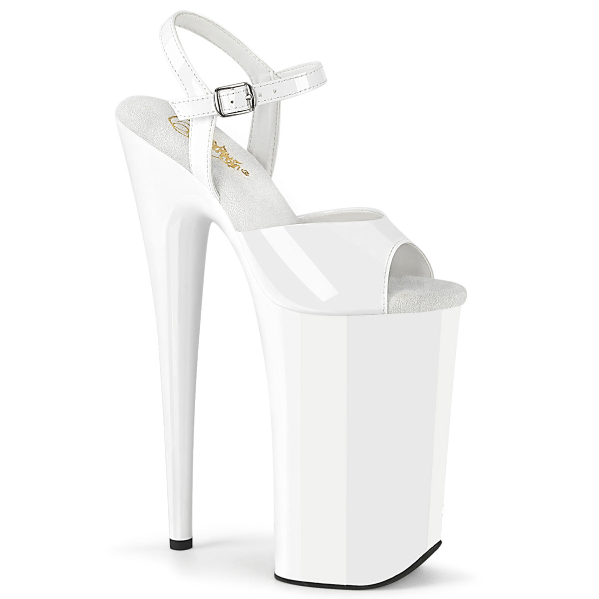 Pleaser Sandalen BEYOND-009 WHT PAT/WHT