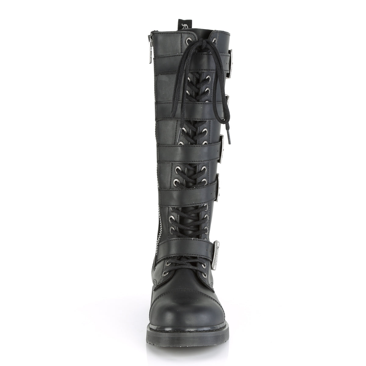 DemoniaCult Mens Boots BOLT-425 Blk Vegan Leather