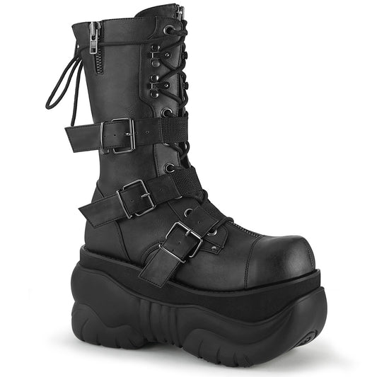 DemoniaCult Herrenstiefel BOXER-230 BLK Vegan Leder