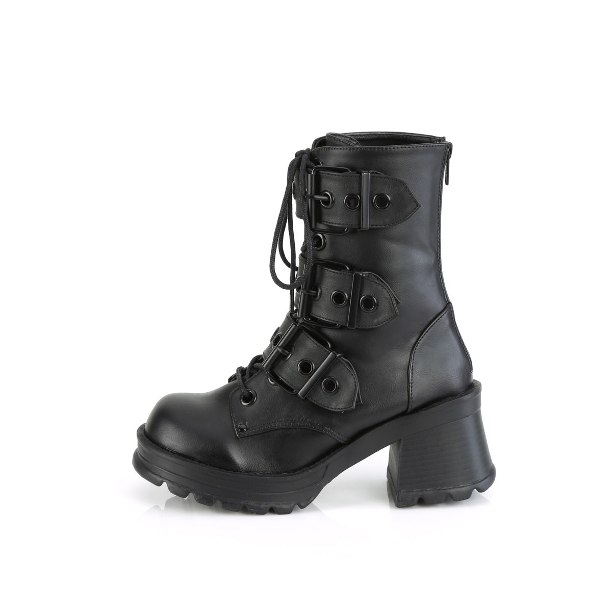 DemoniaCult Stiefeletten BRATTY-118 BLK Vegan Leder