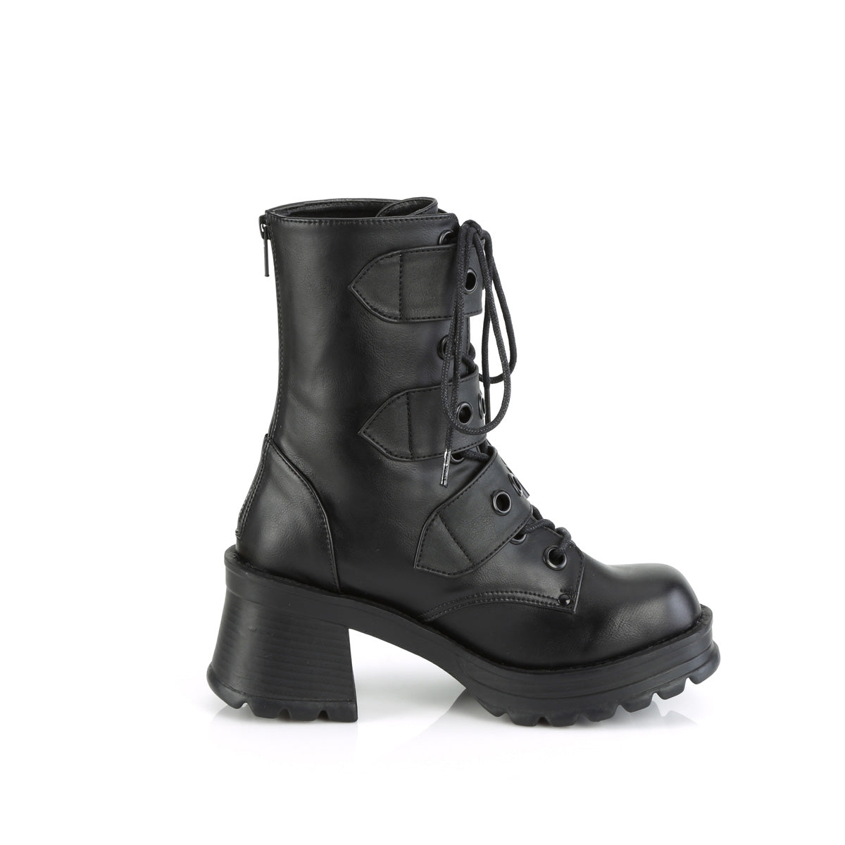 DemoniaCult Stiefeletten BRATTY-118 BLK Vegan Leder