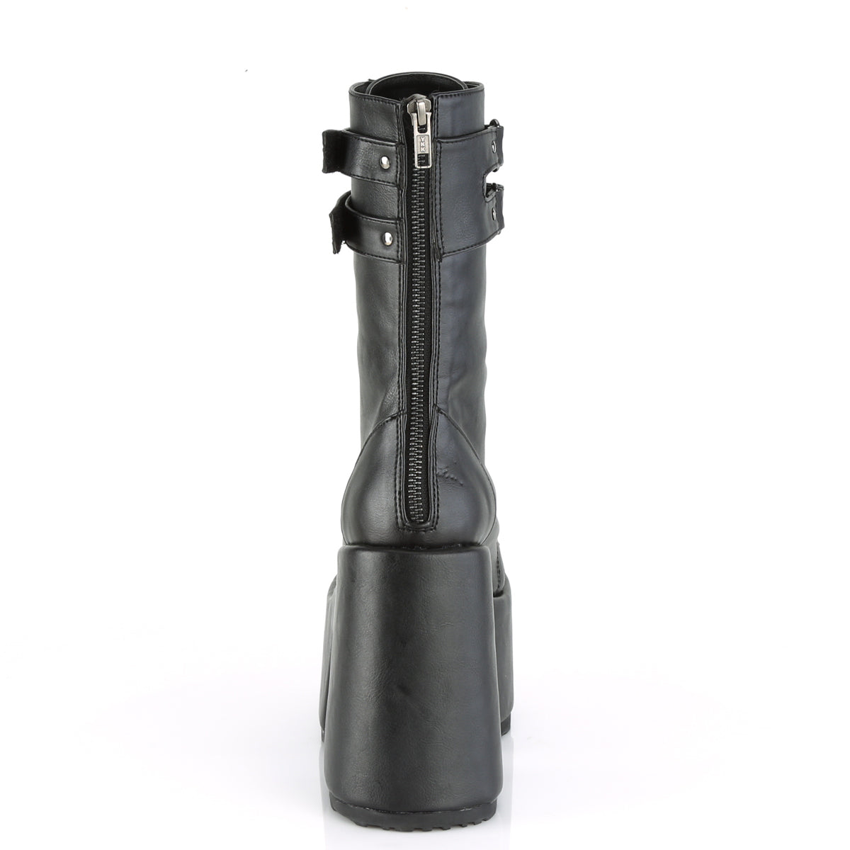 DemoniaCult Frauenstiefel CAMEL-250 BLK Vegan Leder