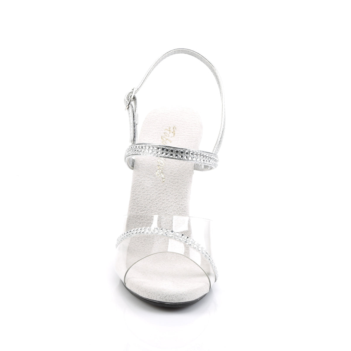 Fabulicious Damen Sandalen CARESS-439 CLR-SLV Metallic PU / CLR