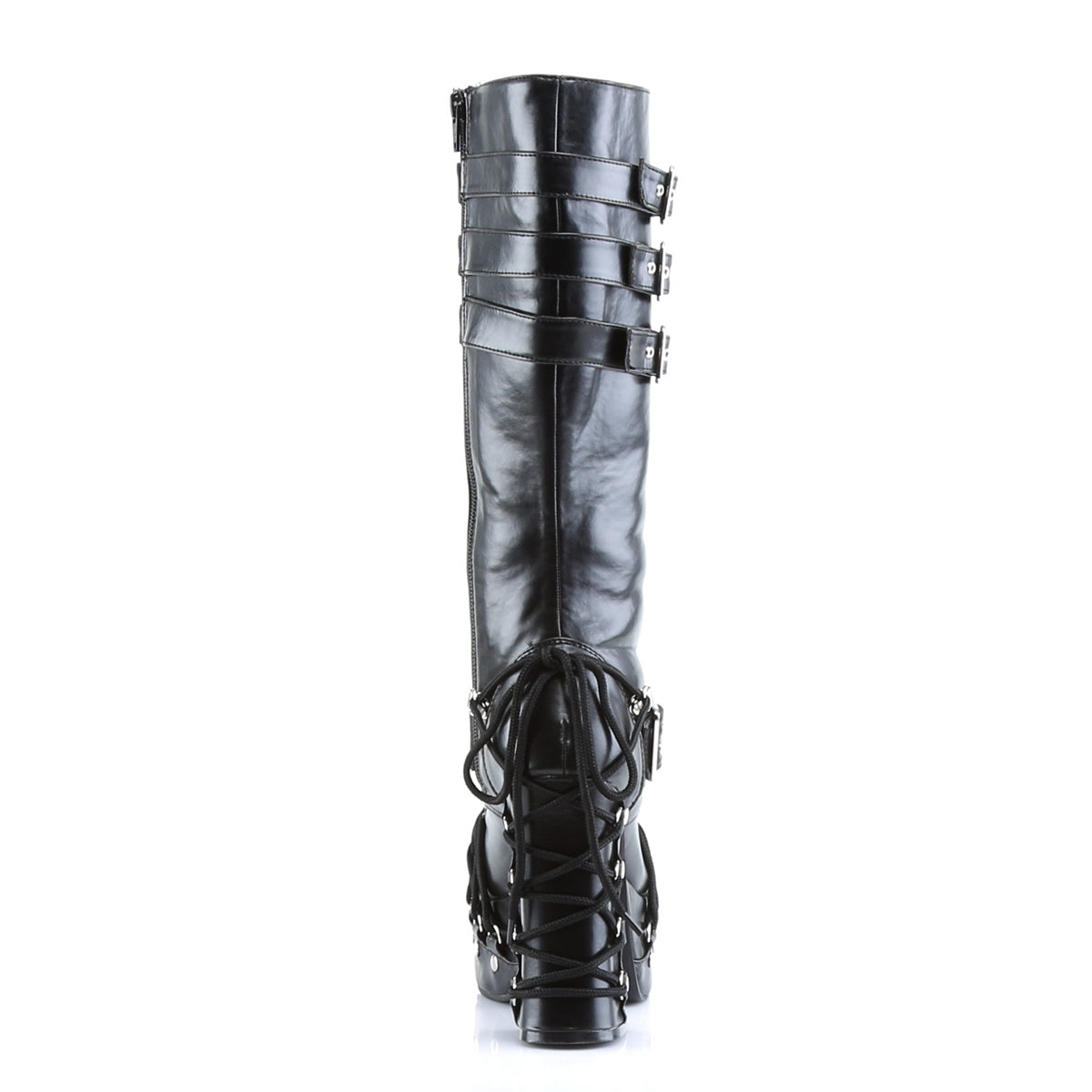 DemoniaCult Frauenstiefel CHARADE-206 BLK Vegan Leder