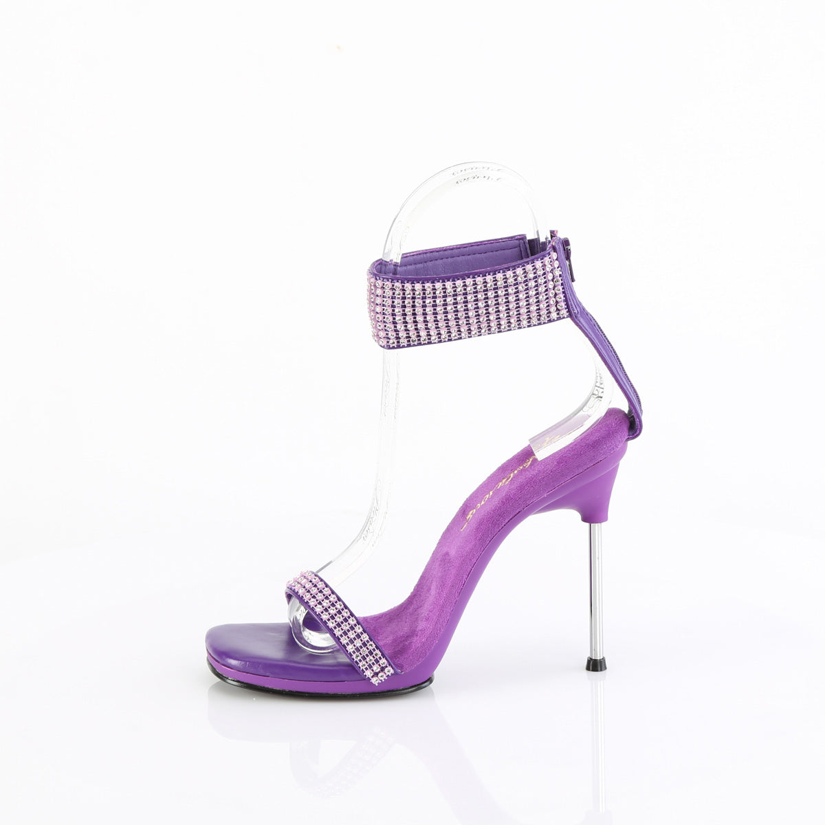 Fabulicious CHIC-40 Purple Faux Leather-RS/Purple