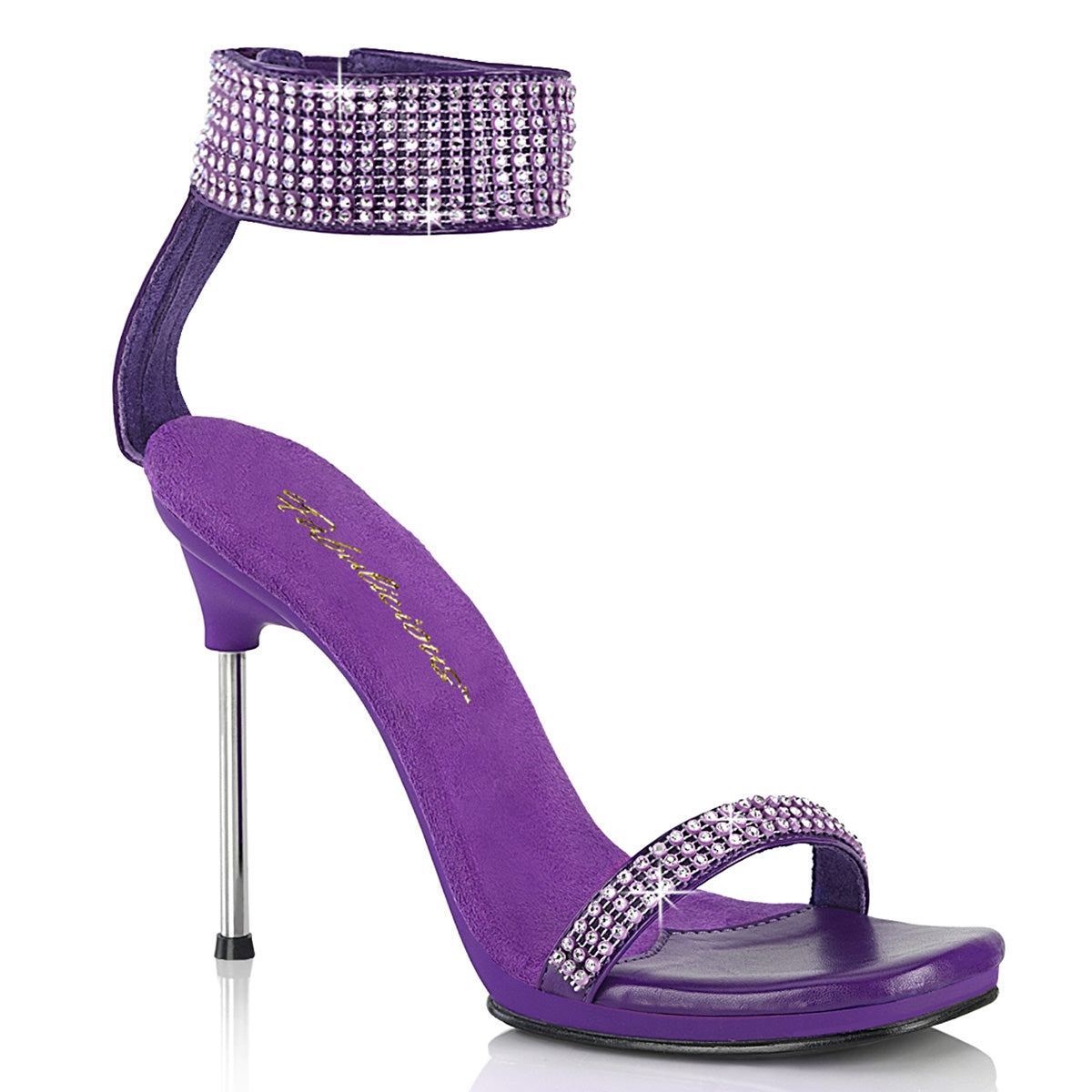 Fabulicious CHIC-40 Purple Faux Leather-RS/Purple