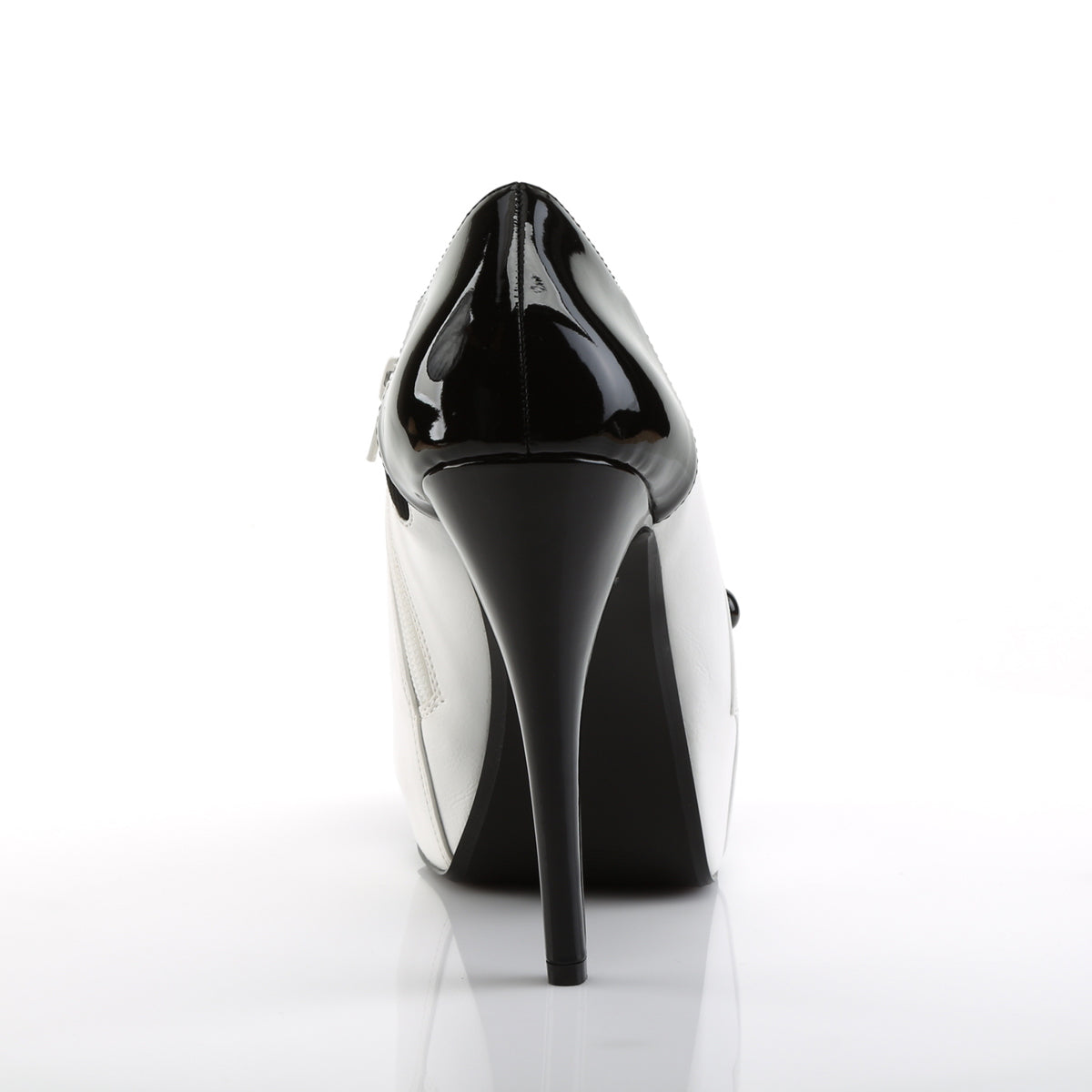 Pleaser Pink Label Frauenpumpen CHLOE-11 BLK-WHT