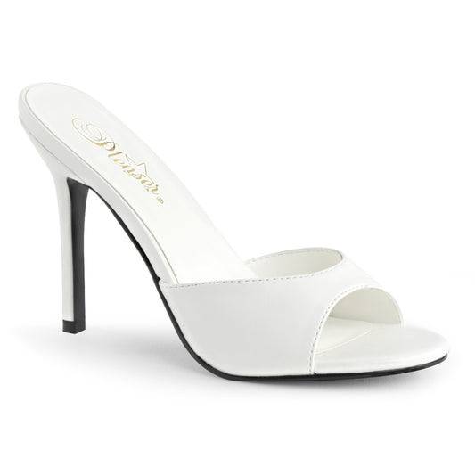 Pleaser Frauenpumpen CLASSIQUE-01 WHT KIND PU