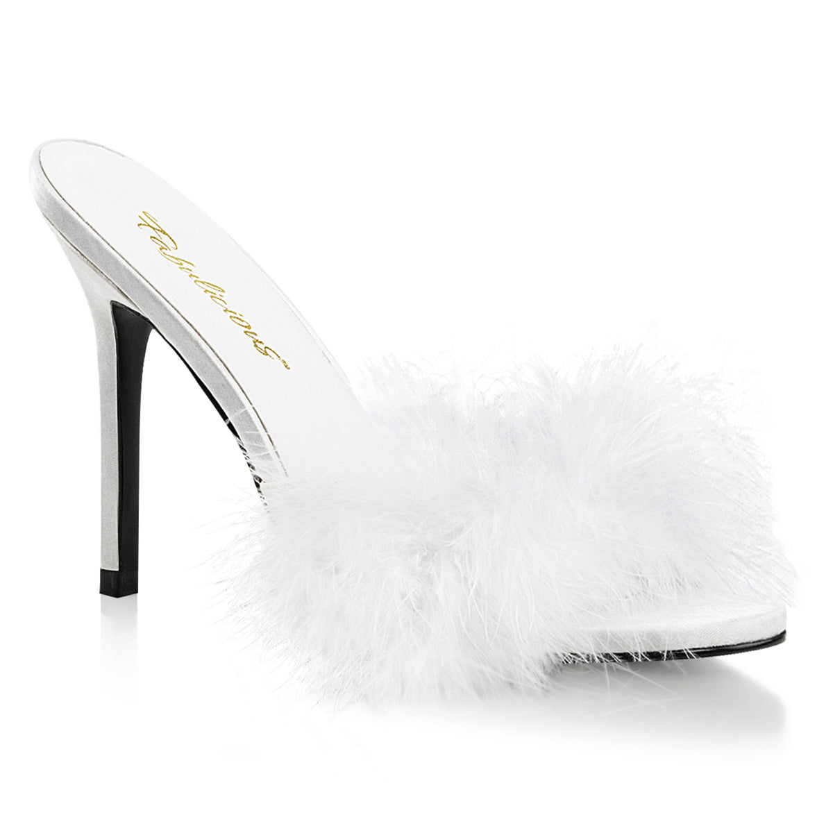 Fabulicious Damen Sandalen CLASSIQUE-01F WHT PU-FUR