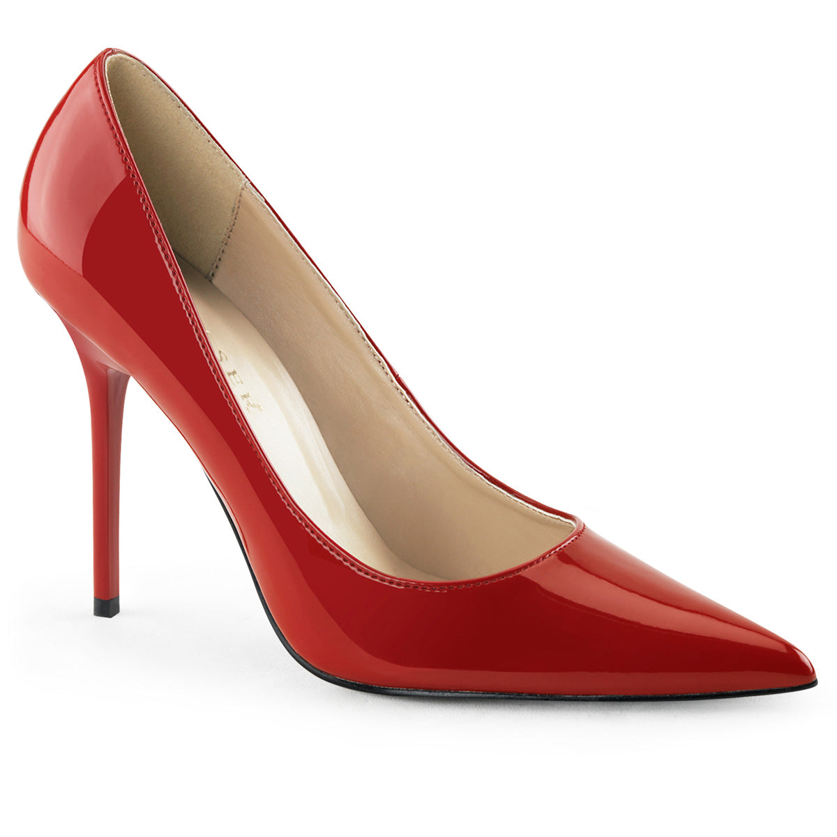 Pleaser Frauenpumpen CLASSIQUE-20 Red Pat.