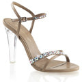 Fabulicious Damen Sandalen CLEARLY-415 taupe pu.