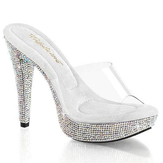 Fabulicious Damen Sandalen COCKTAIL-501DM CLR / SLV Multi Rs