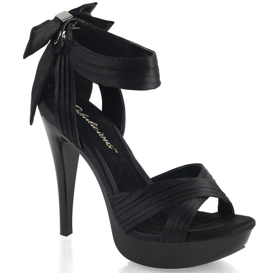 Fabulicious Damen Sandalen COCKTAIL-568 BLK Satin / BLK