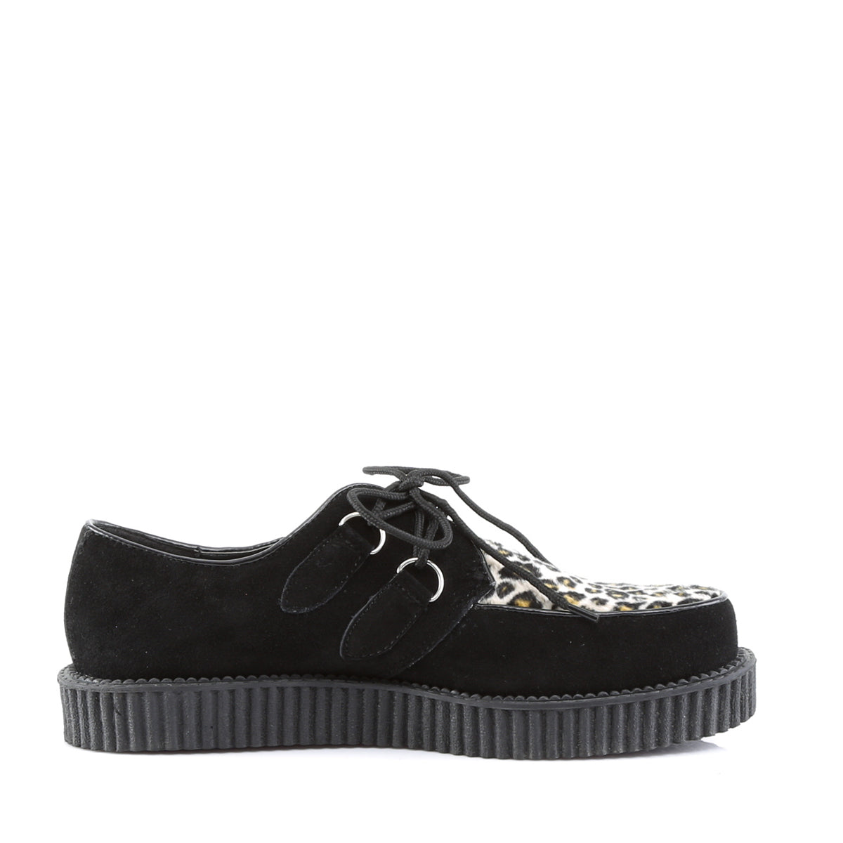 DemoniaCult Herren -Niederschuh Creeper-600 BLK Wildleder-Cheartah Fell