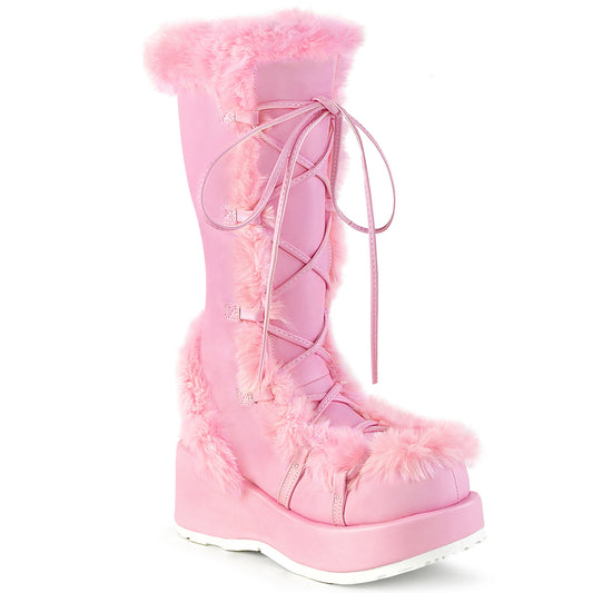 DemoniaCult   Cubby-311 B. Pink Vegan Leder