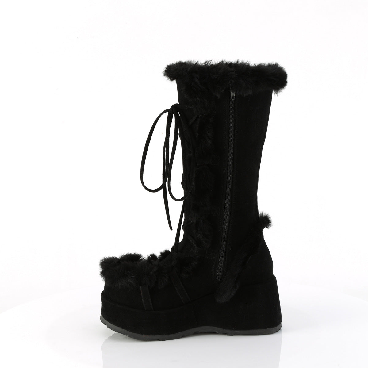 DemoniaCult Cubby-311 Blk Vegan Wildleder