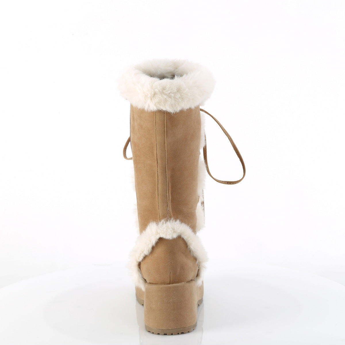DemoniaCult Cubby-311 Camel Veganer Wildleder