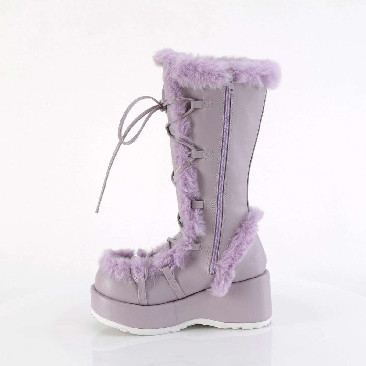 DemoniaCult Cubby-311 Lavendel veganes Leder