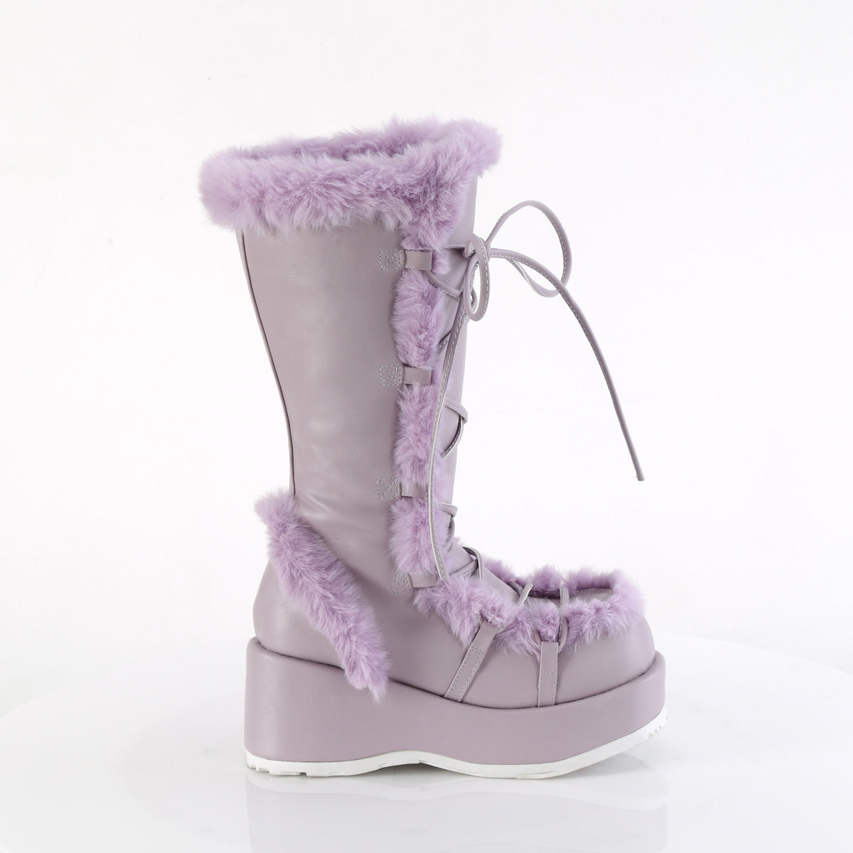 DemoniaCult Cubby-311 Lavendel veganes Leder