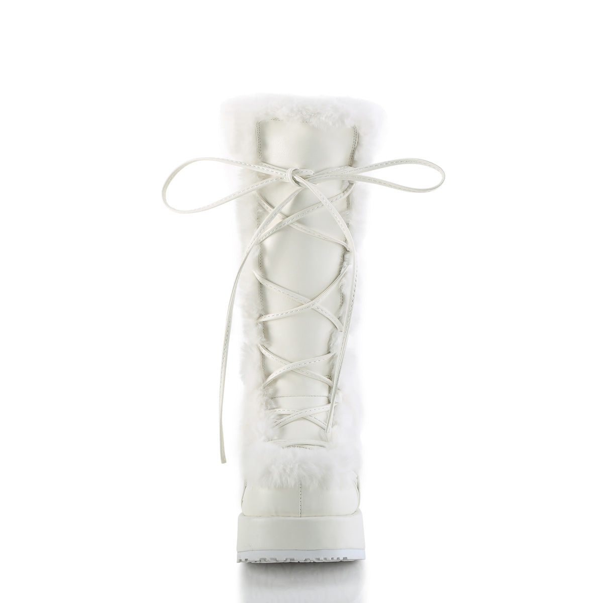 DemoniaCult Cubby-311 wht veganes Leder