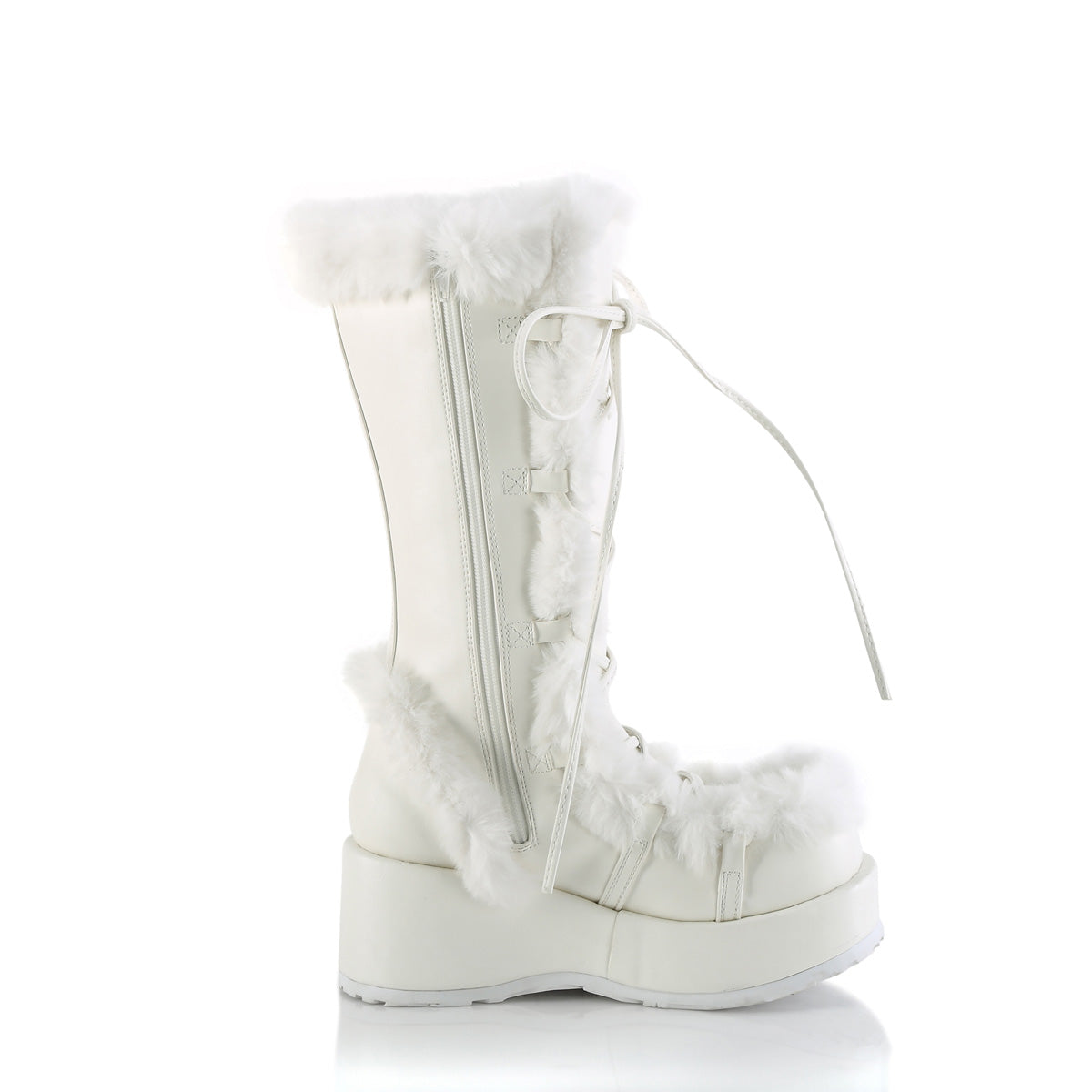 DemoniaCult Cubby-311 wht veganes Leder