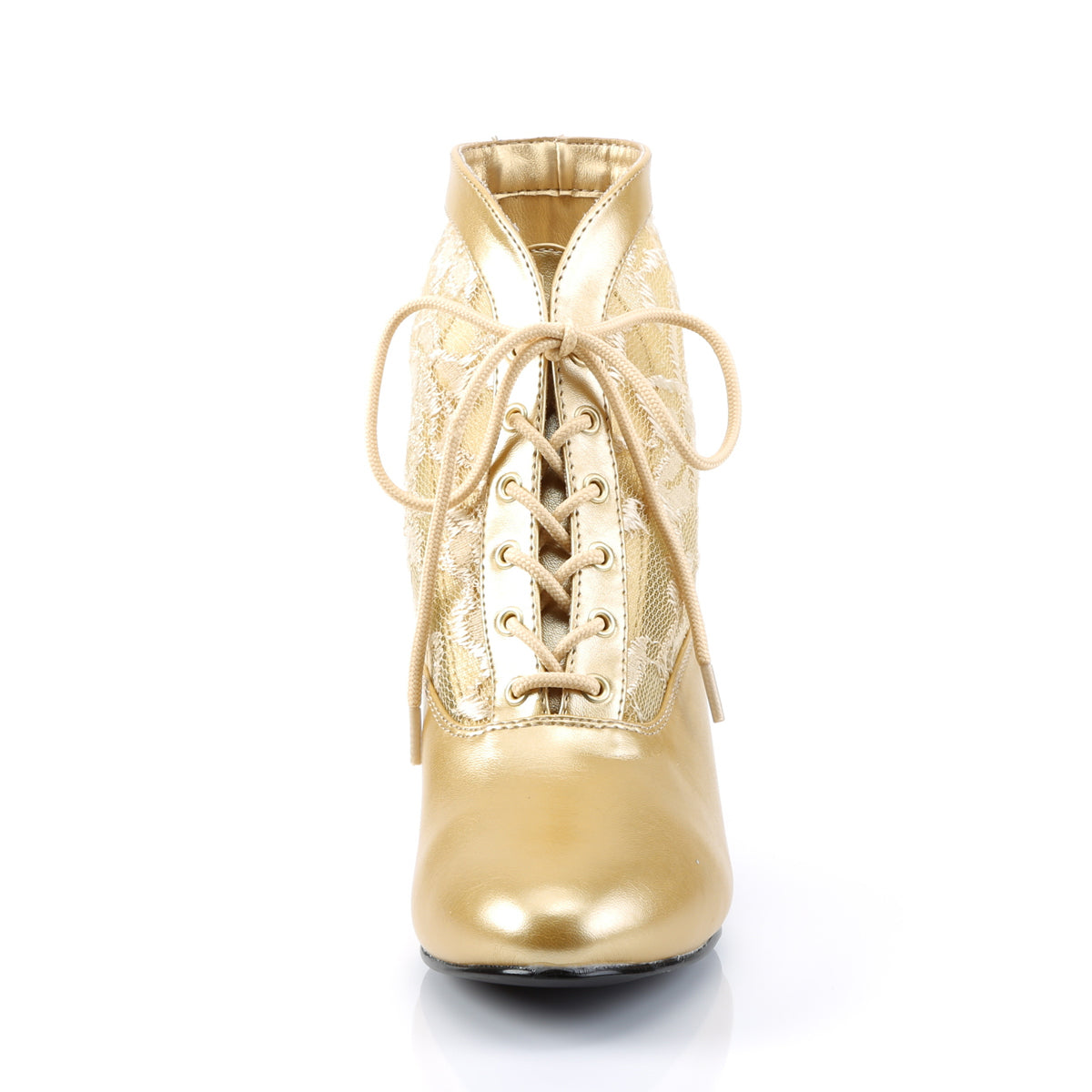 Funtasma Damen Knöchelstiefel DAME-05 Gold PU-Spitze