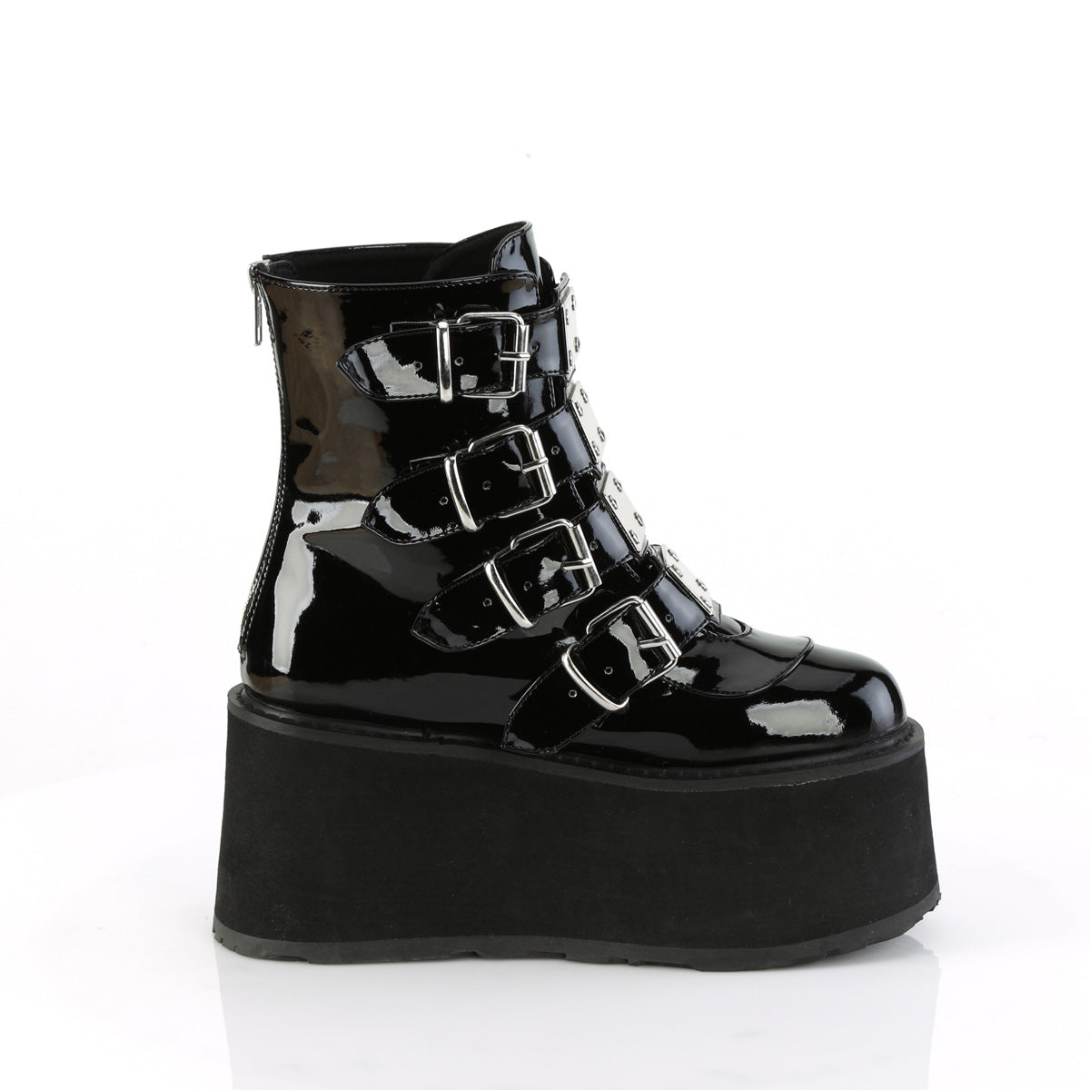 DemoniaCult Stiefeletten DAMNED-105 Blk Pat