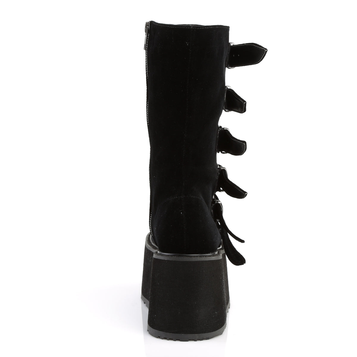 DemoniaCult Frauenstiefel DAMNED-225 BLK Velvet