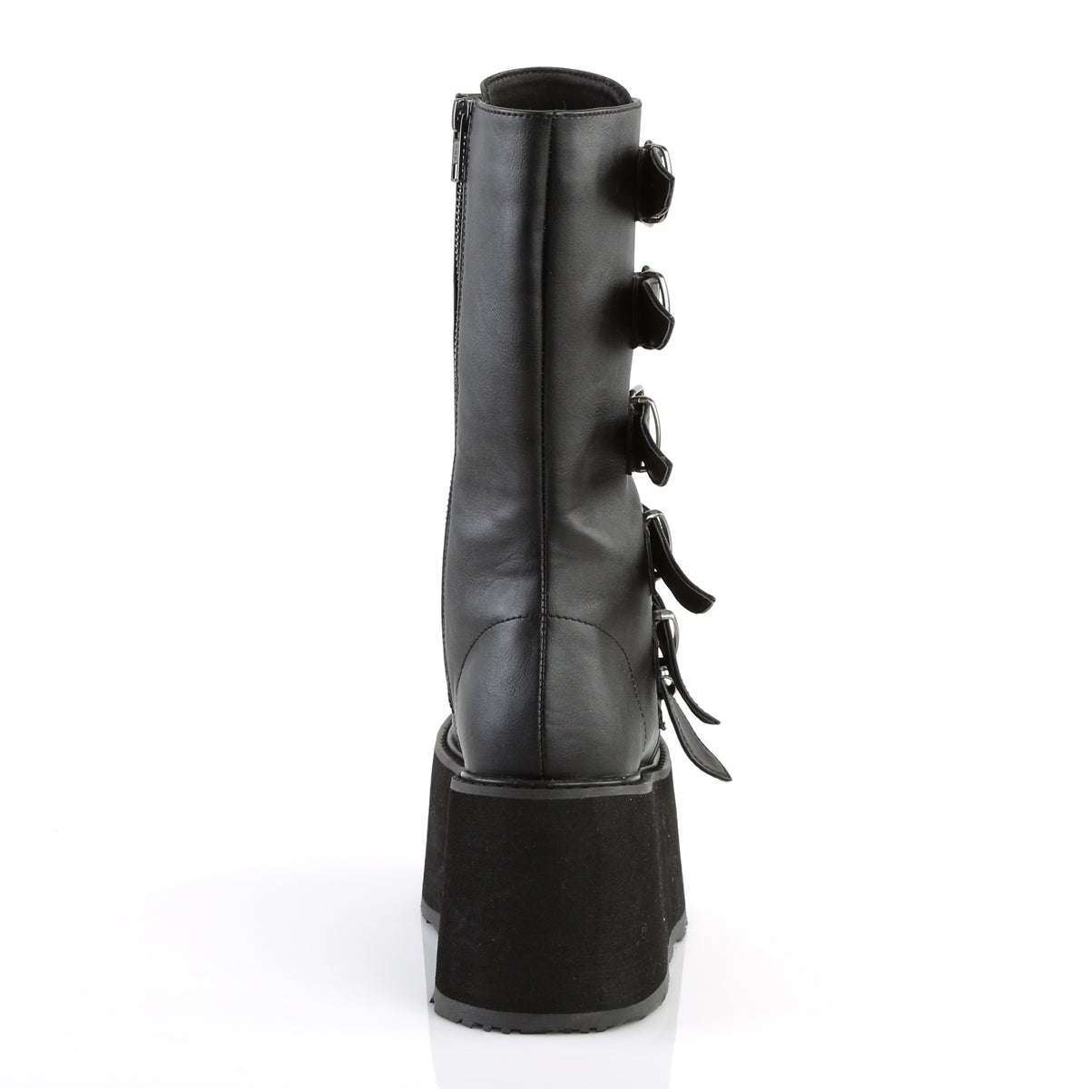 DemoniaCult Frauenstiefel DAMNED-225 BLK Vegan Leder