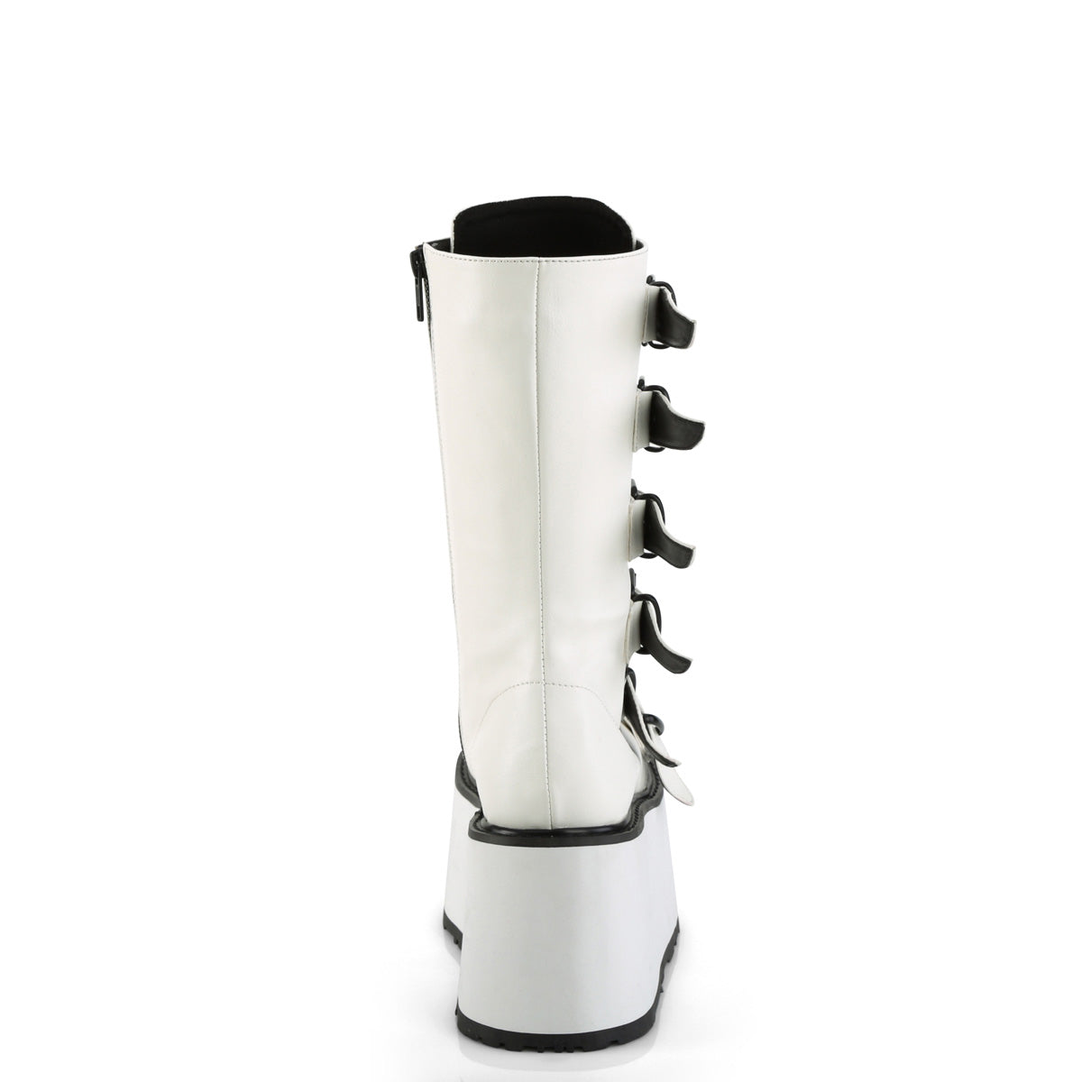 DemoniaCult Stiefel DAMNED-225 wht veganes Leder