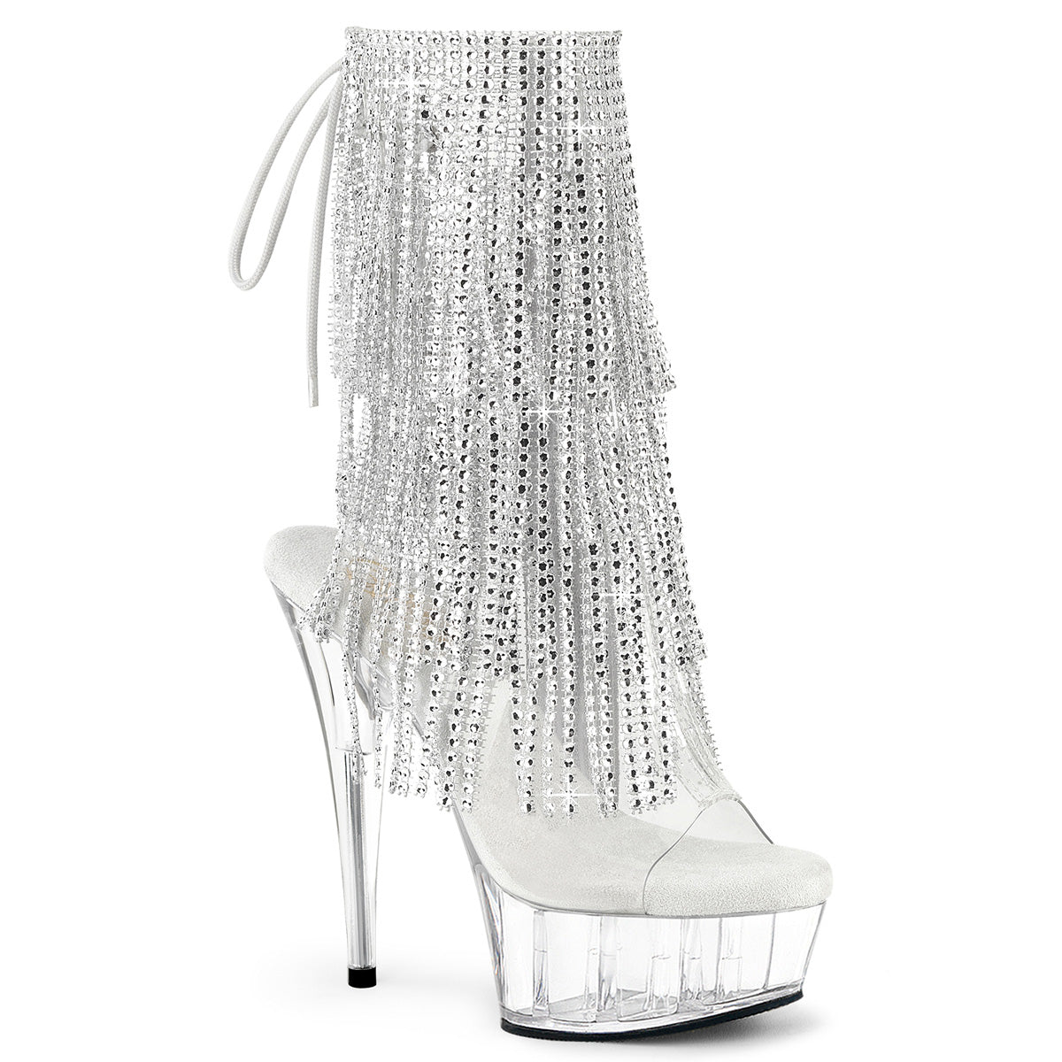 Pleaser DELIGHT-1017RSF CLR-SLV/CLR