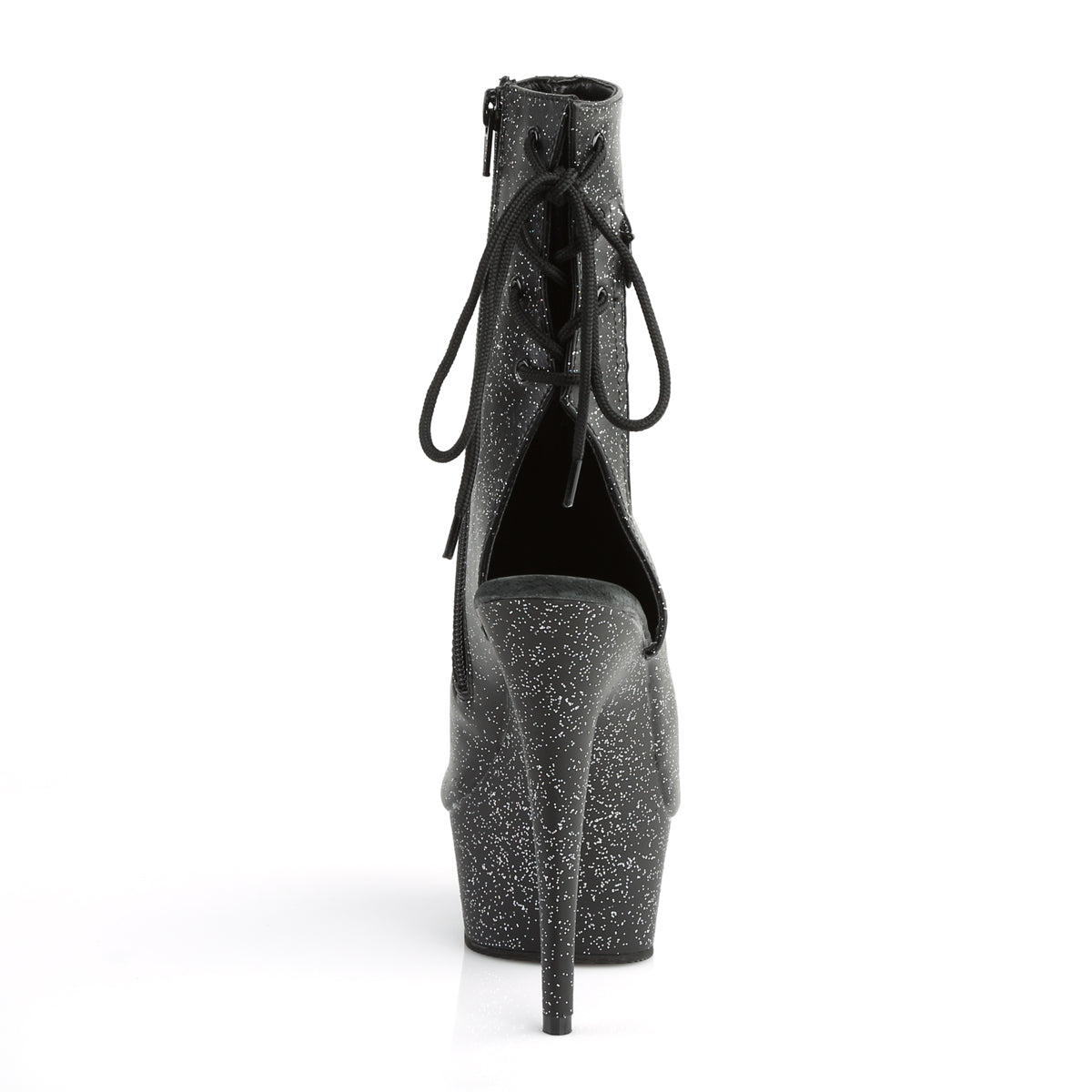 Pleaser Damen Knöchelstiefel DELIGHT-1018mmg BLK Faux Leder / BLK Matte