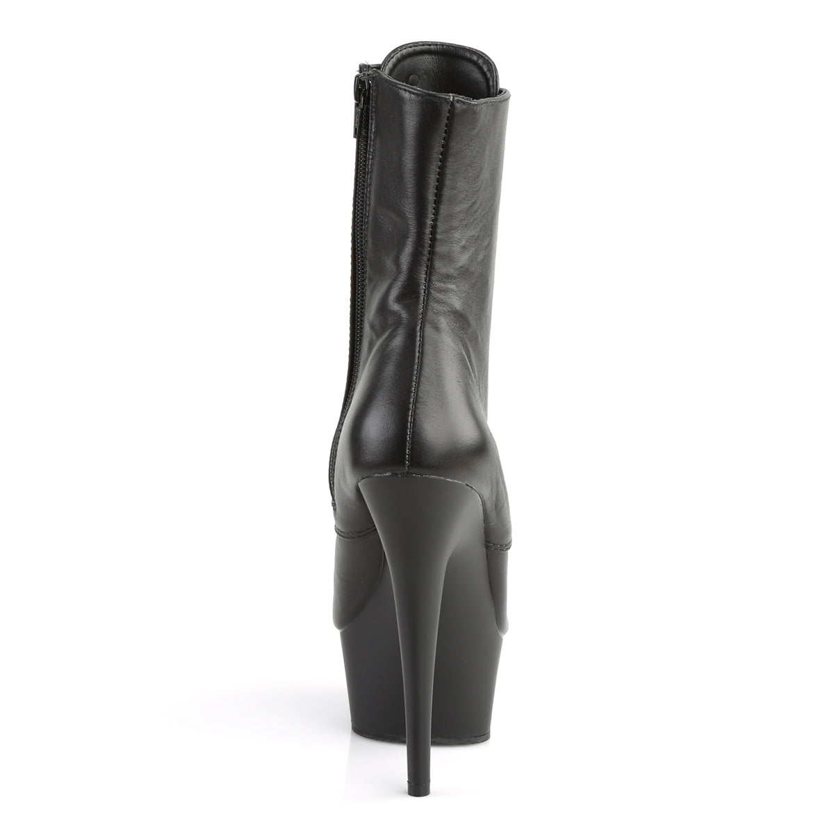 Pleaser Damen Knöchelstiefel DELIGHT-1020 BLK-Leder / BLK