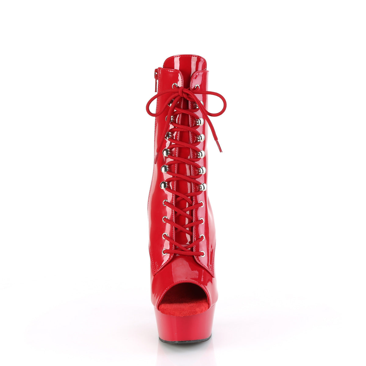 Pleaser DELIGHT-1021 rote Pat/Rot