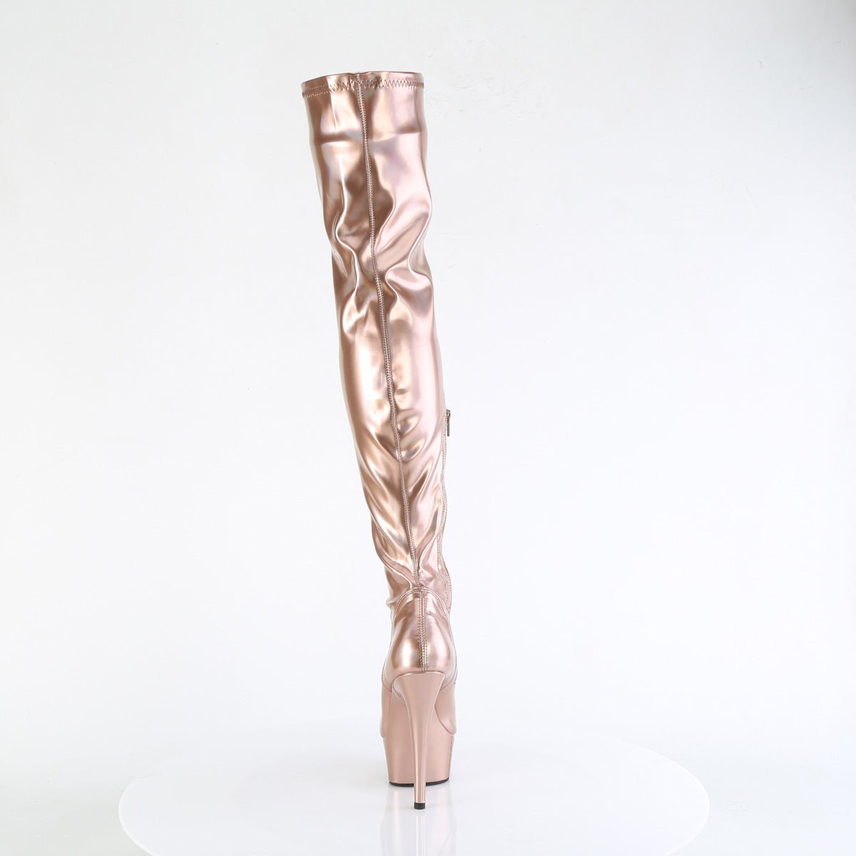 Pleaser DELIGHT-3000HWR ROSE Gold Hologramm PU/M.