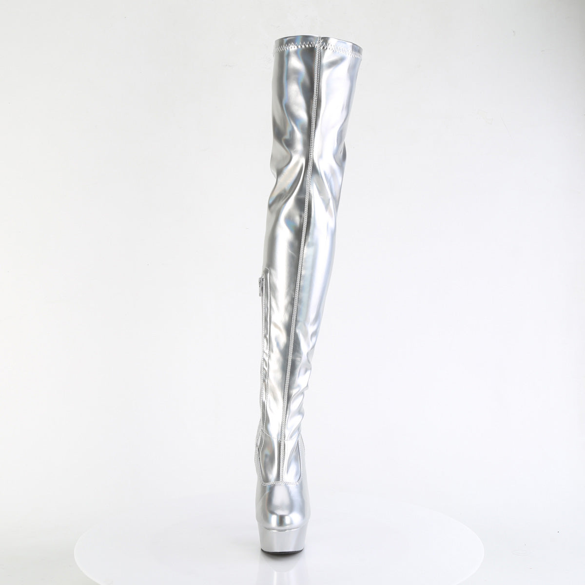 Pleaser DELIGHT-3000HWR SLV -Hologramm pu/m