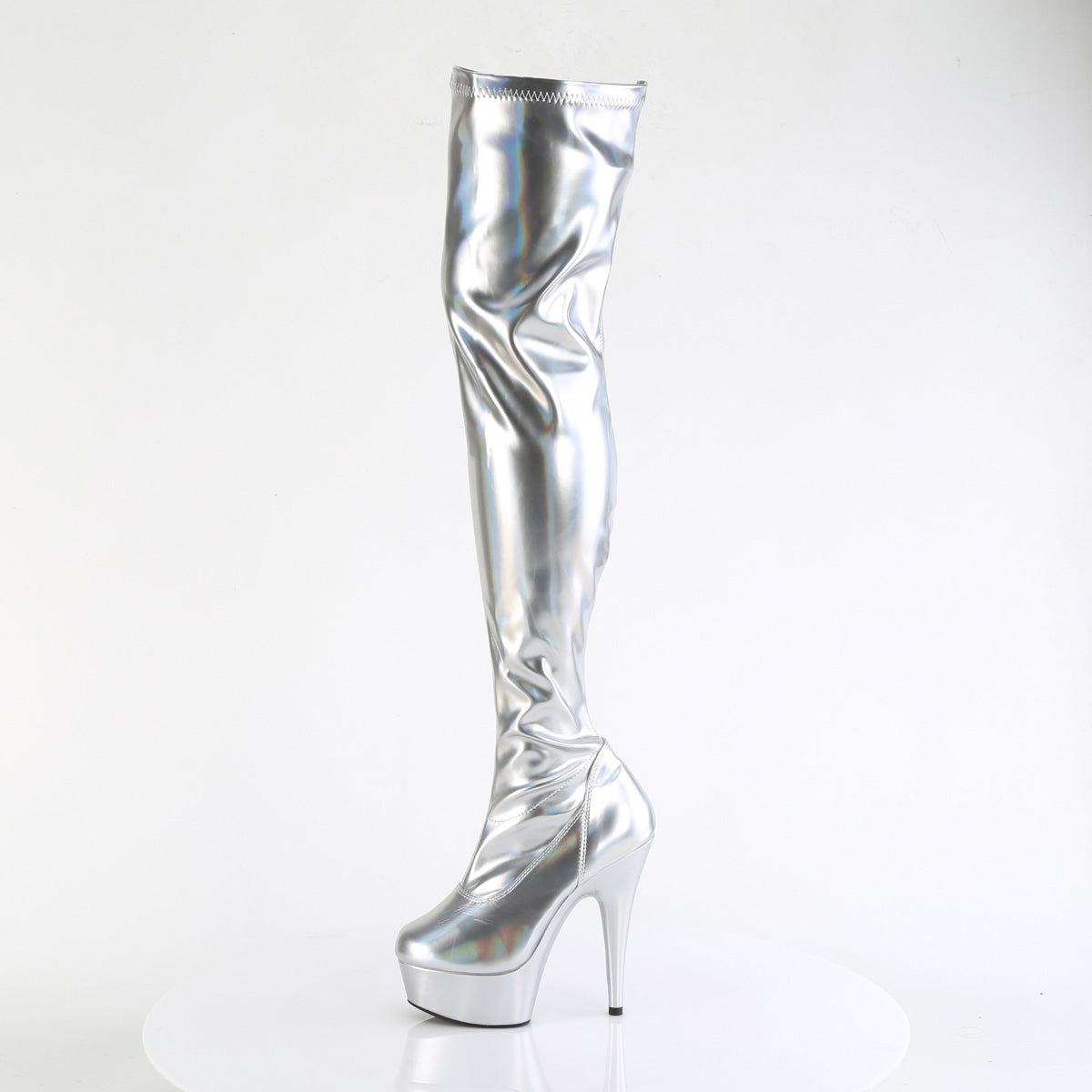 Pleaser DELIGHT-3000HWR SLV -Hologramm pu/m