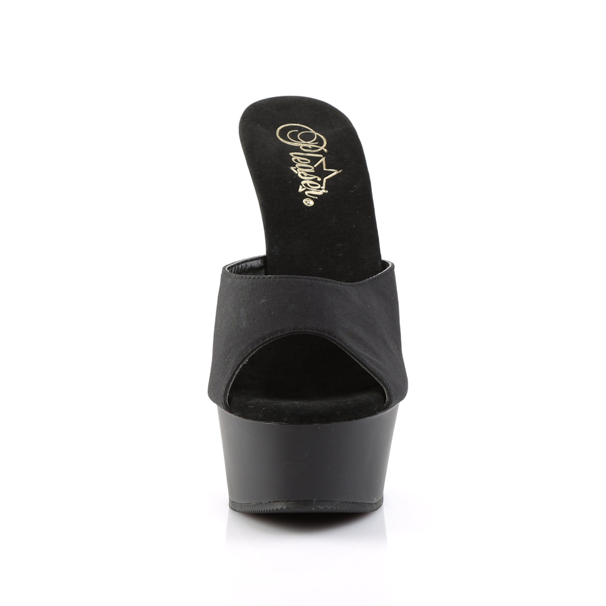 Pleaser Damen Sandalen DELIGHT-601PS BLK POTOSOIE / BLK MATTE