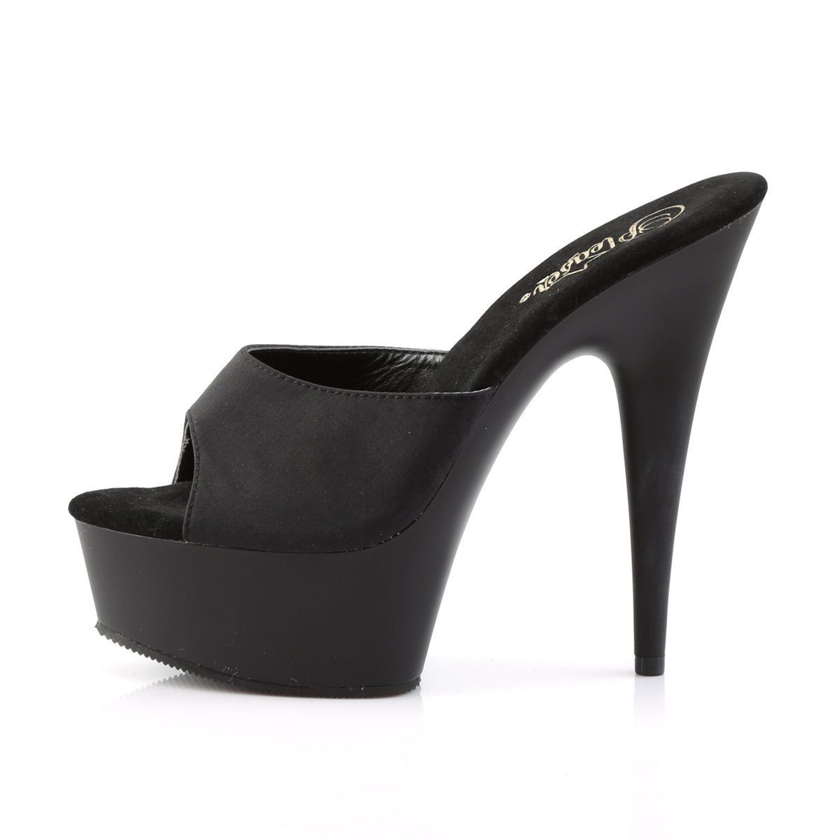 Pleaser Damen Sandalen DELIGHT-601PS BLK POTOSOIE / BLK MATTE