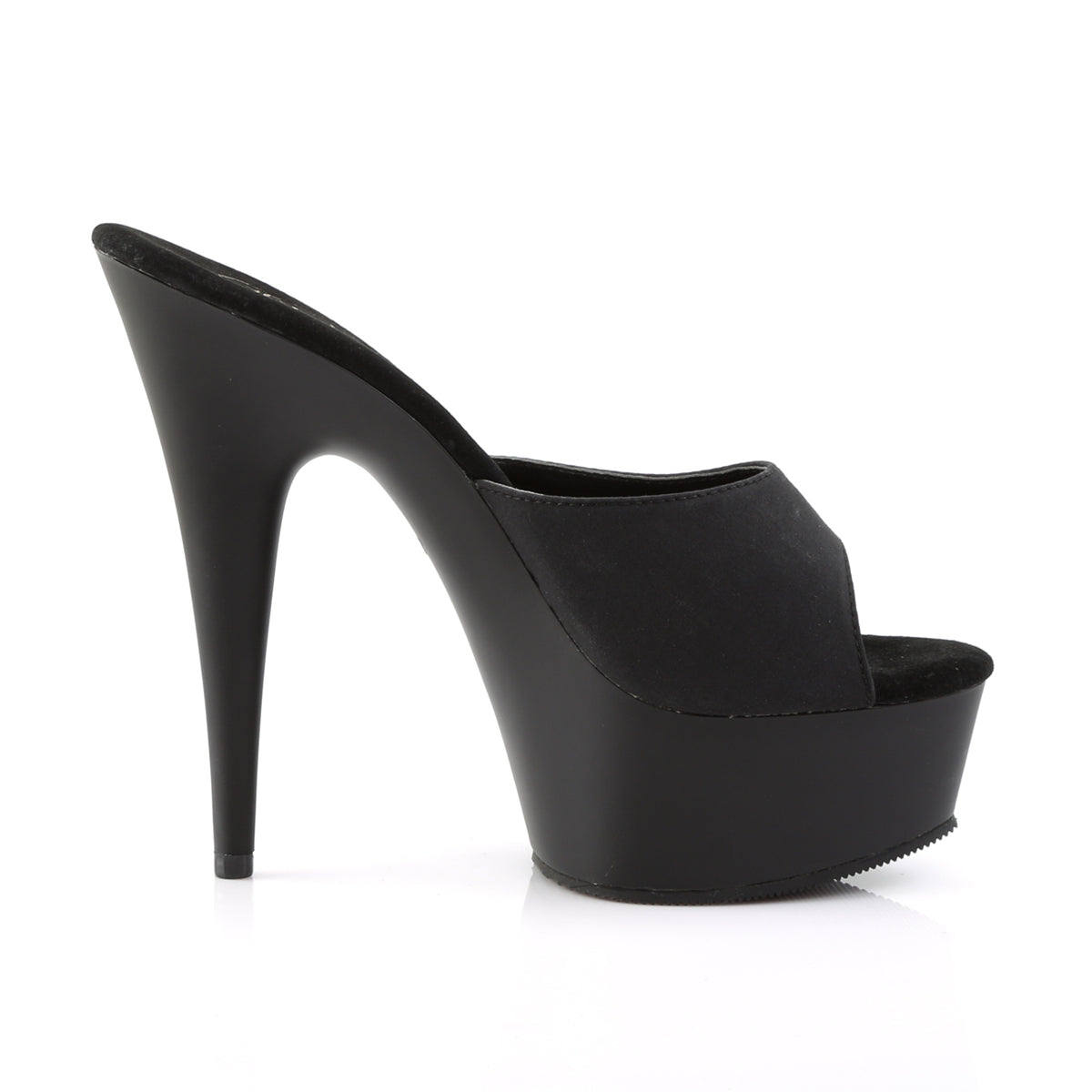 Pleaser Damen Sandalen DELIGHT-601PS BLK POTOSOIE / BLK MATTE