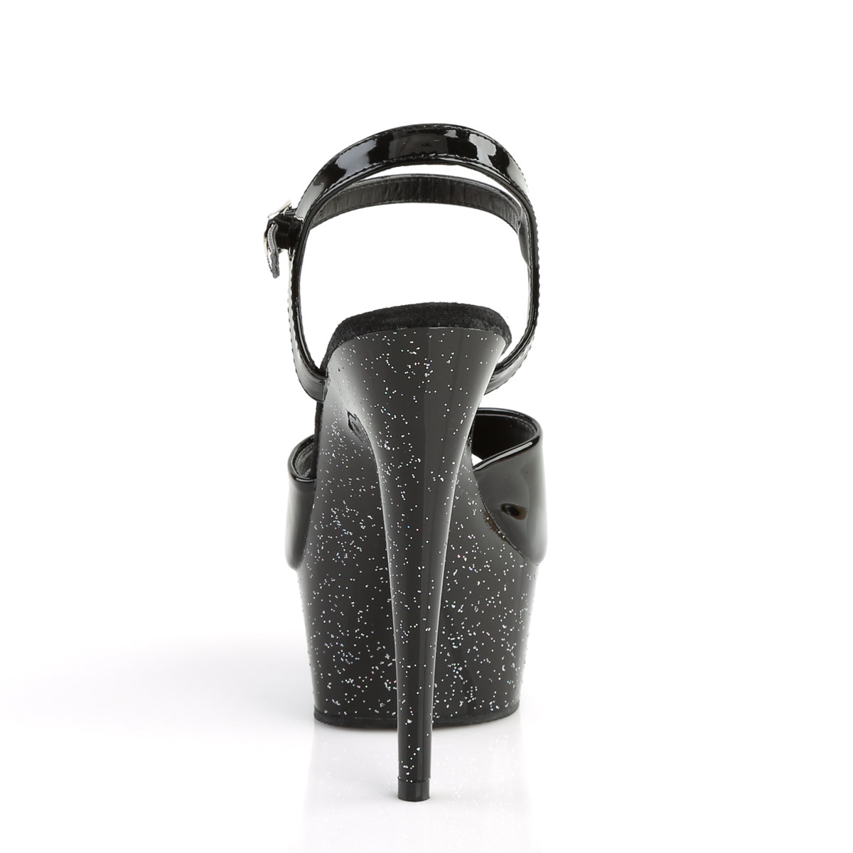 Pleaser Damen Sandalen DELIGHT-609mg BLK Pat / BLK