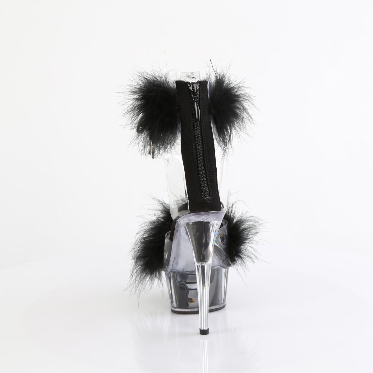 Pleaser DELIGHT-624f CLR-BLK FIN/M.