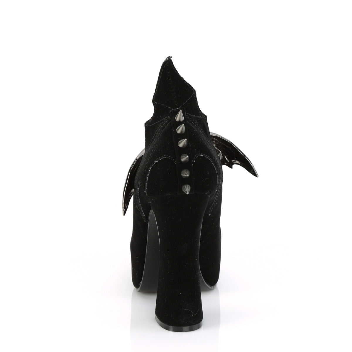 DemoniaCult Frauenpumpen DEMON-18 BLK Velvet