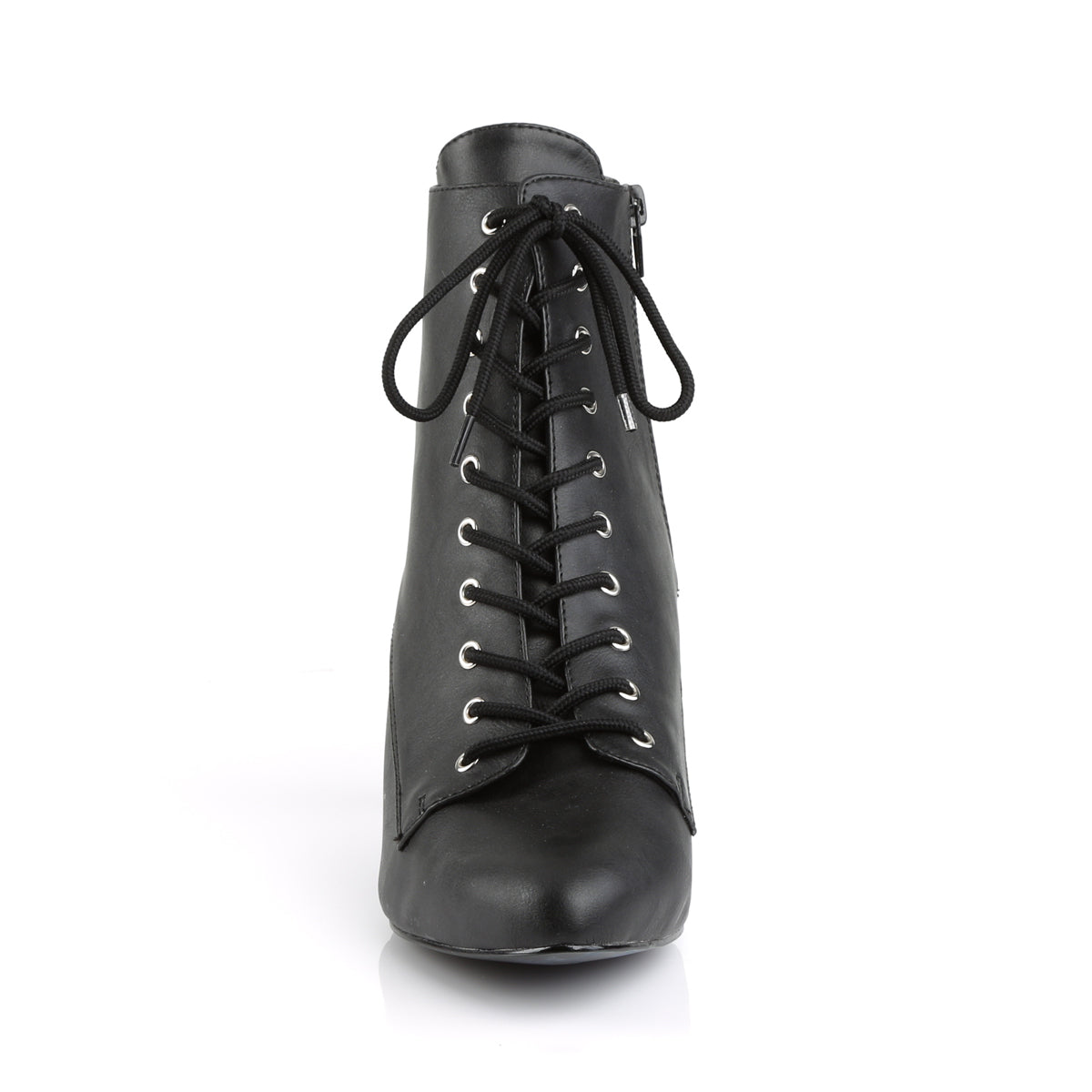 Pleaser Pink Label Damen Knöchelstiefel DIVINE-1020 BLK Faux Leder