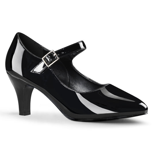 Pleaser Pink Label Frauenpumpen DIVINE-440 BLK Pat.