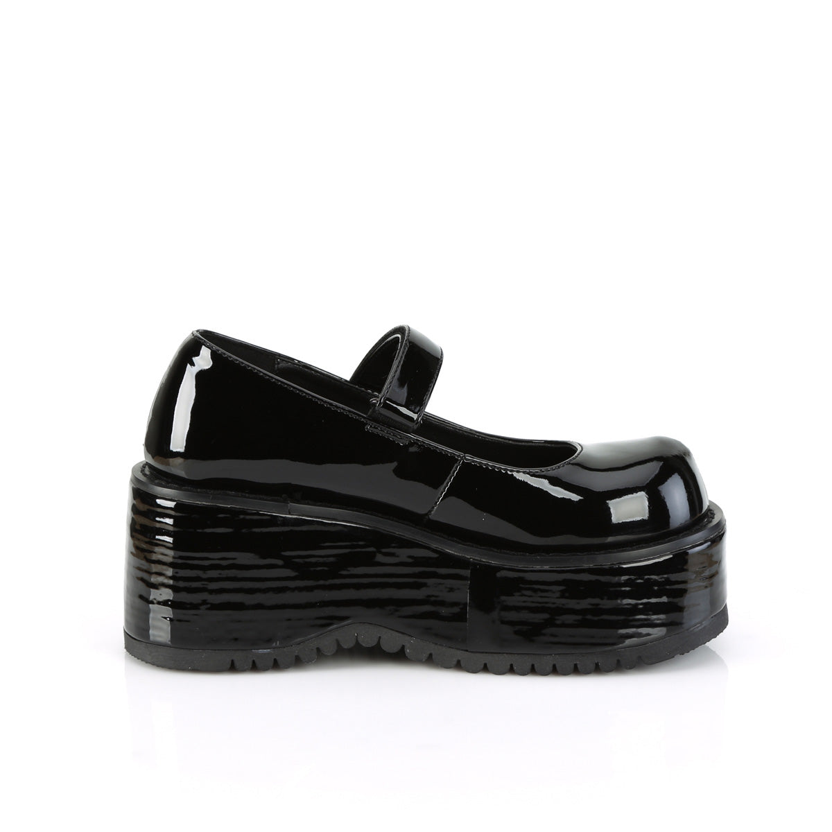 DemoniaCult Pumps DOLLIE-01 BLK Patent