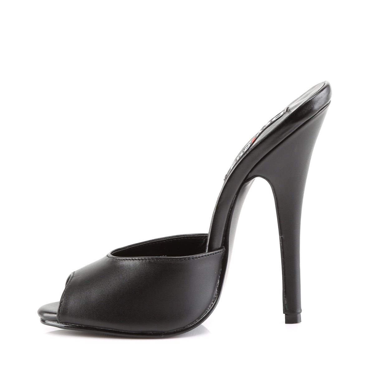 Devious Damen Sandalen DOMINA-101 BLK-Leder.